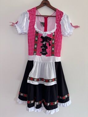 Leg Avenue Oktoberfest Women's Beer Garden Costume Large NWOT